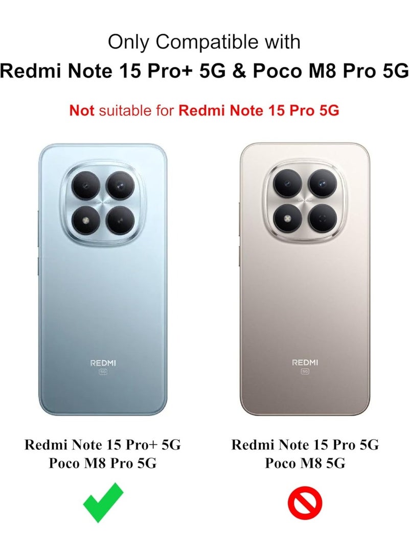 غطاء هاتف شفاف لـ شاومي ريدمي نوت 15 برو 5G - Image 2